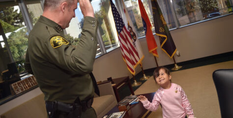 Best of BTB: Deputy and daughter who sang on ‘Ellen’ enjoy a special visit with Sheriff Barnes