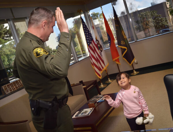 Best of BTB: Deputy and daughter who sang on ‘Ellen’ enjoy a special visit with Sheriff Barnes
