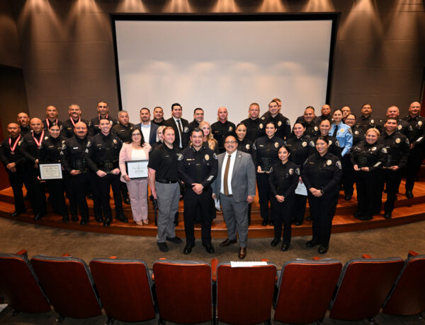 Santa Ana Police Department recognizes staff for life-saving first aid, apprehending dangerous criminals, excellent service to the community